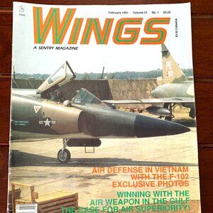 Vintage Wings Magazine (Aviation) February 1991, Volume 21, No. 1